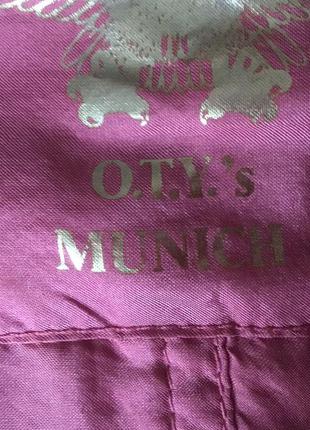 Очень красивый винтажный шелковый комбинезон бренда  o.t.y."s  munich, германия9 фото