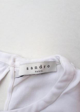 Топ блуза sandro paris мереживо біла9 фото
