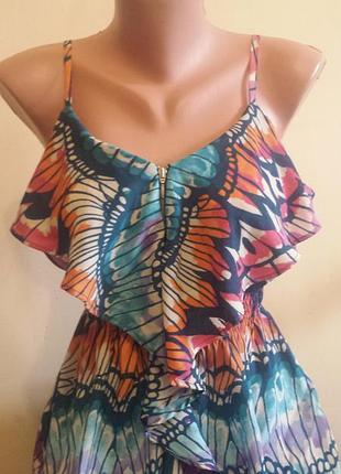 Яркий топ на бретелях от next