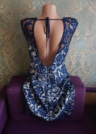 Красиве нарядне плаття мереживо р. l2 фото