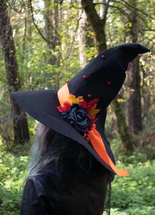 Шляпа ведьмы на хеллоуин, фотосессию7 фото