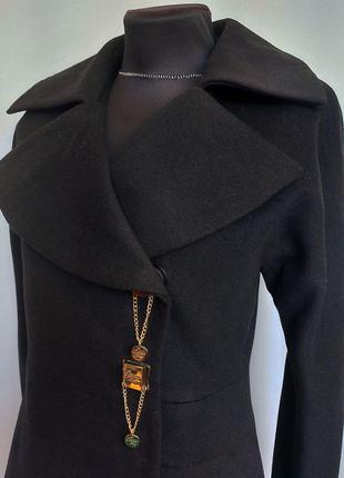 Суперцена. стильное кашемировое пальто.  новое, р. l 44-462 фото