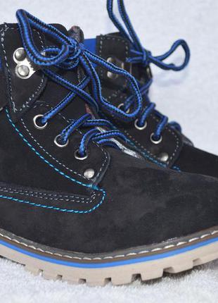 Ботинки демисезонные jong golf 22р. модель 1267-0. нубук, каблук томаса