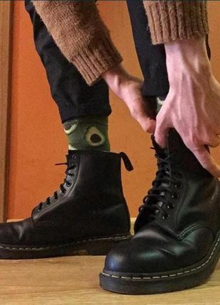 Черевики dr. martens 1460 black smooth napa leather оригінал артикул 11822006