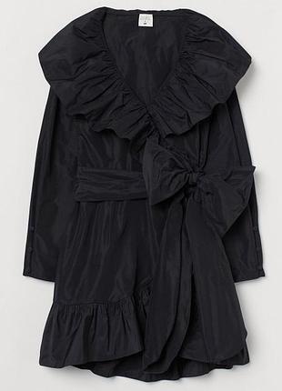 Ефектне дизайнерське плаття haut h&m з воланами5 фото