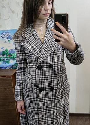 Пальто весна/осень в клетку