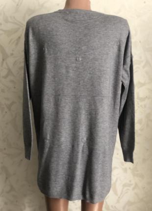 Шикарный модный стильный марсала бордо свитер джемпер красивенный теплый модный стильный мех3 фото