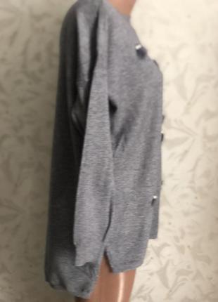 Шикарный модный стильный марсала бордо свитер джемпер красивенный теплый модный стильный мех4 фото