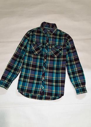 Рубашка клетка байка next р 134 8-9 лет