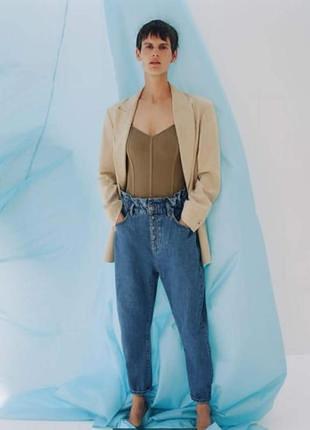 Джинсы багги zara.
