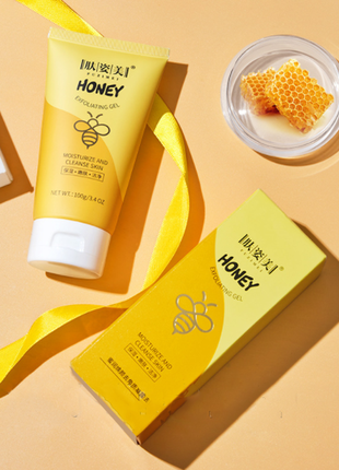 Пиллинг скатка медовый с витаминами honey 100г