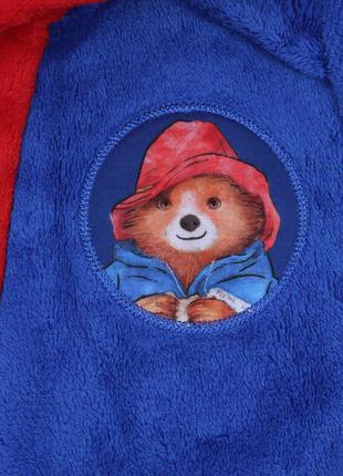 Халат теплий для хлопчика пухнастий фліс paddington primark family look4 фото