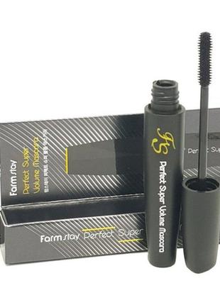 Туш для вій супер обсяг farmstay perfect super volume mascara