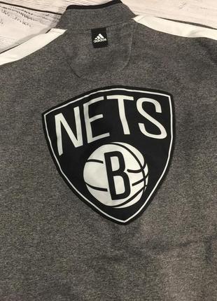 Олимпийка adidas nba brooklyn nets 4