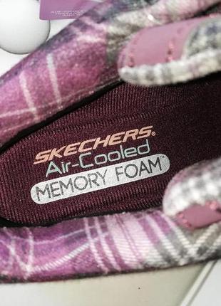 Невагомі комфортні демісезонні шкіряні хайтопи skechers /сша/6 фото