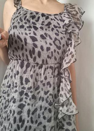 Платье сарафан в леопардовый принт2 фото