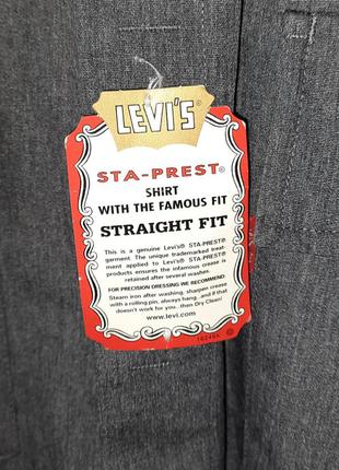 Нова вінтажна чоловіча сорочка levi's | levis sta-prest vintage 2