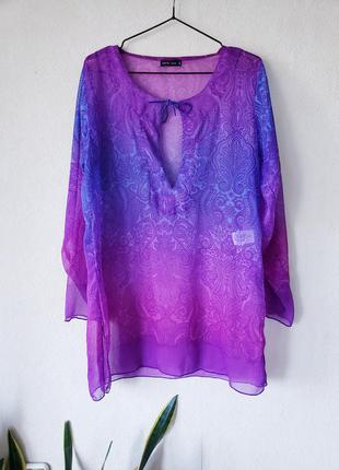 Новая удлиненная блуза-туника jennifer taylor l