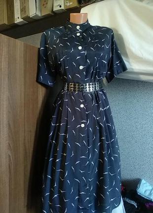 Шикарное платье винтаж шелк и вискоза.