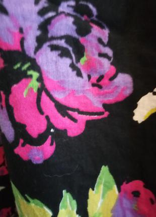 Коттоновый сарафан максы цветочный принт4 фото