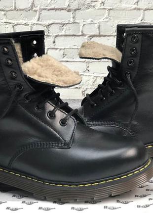 Черевики dr. martens 1460 winter fur ботинки9 фото