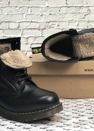 Черевики dr. martens 1460 winter fur ботинки10 фото