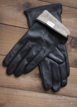 Рукавички. жіночі шкіряні сенсорні рукавички розмір 7,5.4 фото