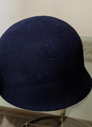 Милая шляпа шапка h&m котелок из войлока на девочку 4-6 лет5 фото