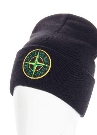 Стильна чоловіча шапка лопата стогін айленд stone island