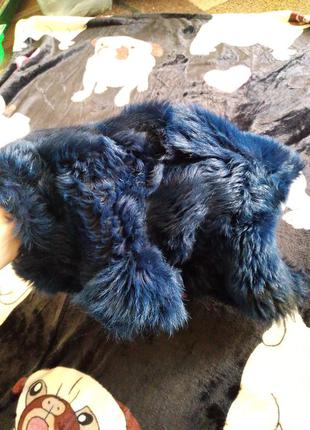 Шуба комбинезон  для собачки из меха ламы (альпака)9 фото