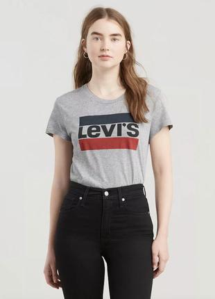 Футболка levi's , футболка levis, сіра футболка левайс