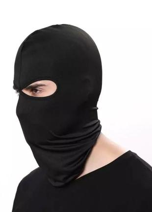 Балаклава маска, черная унисекс1 фото