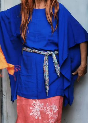 Натуральная туника блуза в бохо стиле индийское karma koma3 фото