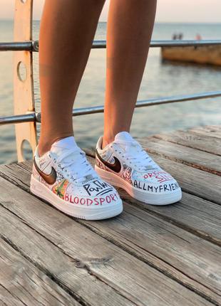 Кросівки nike air force 1 graffiti3 фото