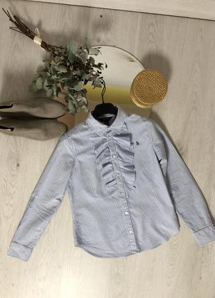 Рубашк, сорочка в смужку, сорочка zara xs s,