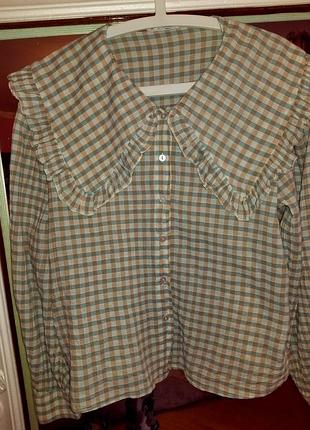 Блуза mango с воротником 2