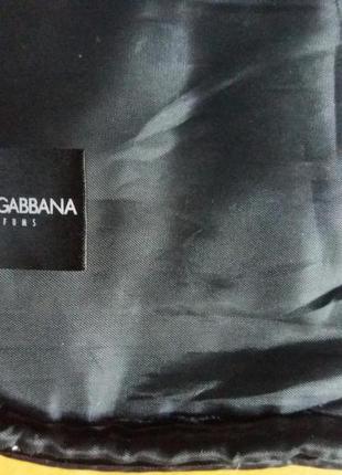 Косметичка dolce&gabbana черная атласная4 фото