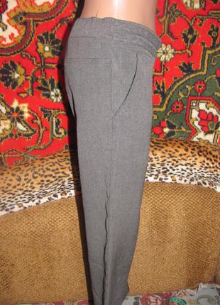 Красивые школьные брюки штаны f&f с интересным поясом4 фото