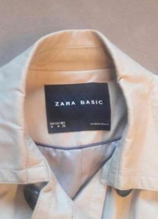 Плащ zara basic5 фото