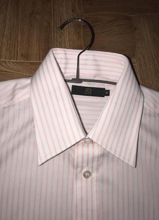 Хлопковая  рубашка оверсайз с мужского плеча tu3 фото