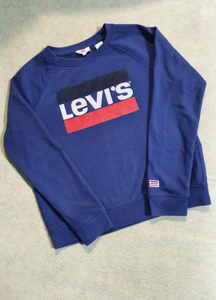 Оригинальная кофта,реглан levis