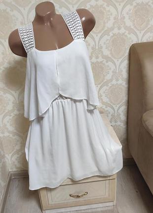 Красивое шифоновое платье ,сарафан.