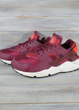 Nike air huarache run print "deep garnet" оригінальні кроси2 фото