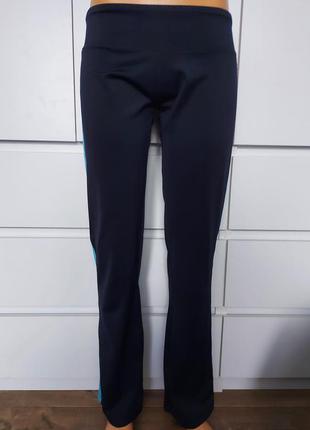 Брендовые классные спортивные штаны/брюки на широкой талии р. 44-46/ластиковые/плотные