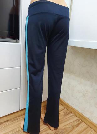 Брендовые классные спортивные штаны/брюки на широкой талии р. 44-46/ластиковые/плотные2 фото