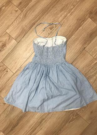 Бавовняна міні-сукня2 фото