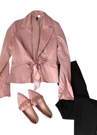 Піджак, жакет із зав'язками спереду