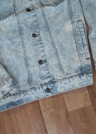 House вінтажна джинсова куртка з принтом3 фото