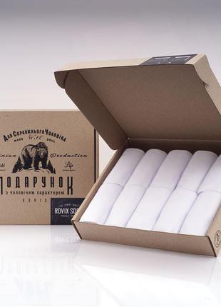 Набір шкарпеток rovix 10 пар короткі білі