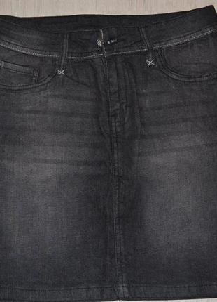 Котоновая джинсовая юбка esmara спідниця джинсова1 фото